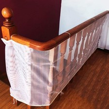 Child Safety Rail Net for Balcony, Patios, Railing and Stairs. Security Guard...