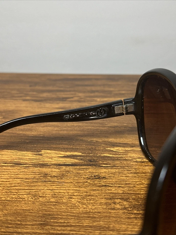 Gafas de sol Rockabye eléctricas de gran tamaño - marrón degradado, marcos retro Y2K Foto 4 de 4