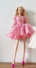 Pink Dress Clothes For 11.5" Fashion Doll Princess 1/6 Toys Accessories Outfit