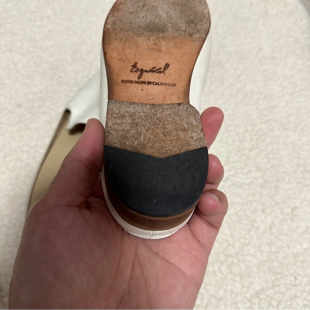 Esquivel white loafers for women size 5 View 5
