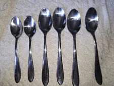 Cambridge Silverware Replacement Spoons 2 Teaspoon 4 Soup Marked Cambridge 11-21