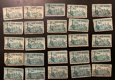 USA 1947. AIRSGA949 STAUE OF LIBERTY AND NEW YORK CITY X25