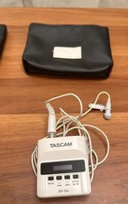 Tascam DR-10L Digital Audio Recorder with Lavalier Mic, White