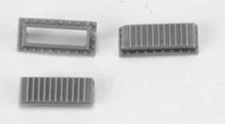 Cal Scale 749 HO Scale Dynamic Brake Roof Grid -- Plastic, Base and Cover, 2 Set