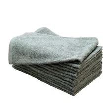 Altima Bath Towels 16 by 27 inch 12 Pack Dove Grey