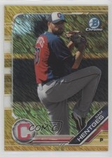 2019 Bowman Chrome Prospects Gold Shimmer Refractor /50 Sam Hentges #BCP-246 nd3