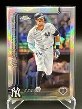 2025 Topps Chrome Silver Refractor - Aaron Judge #99 - New York Yankees