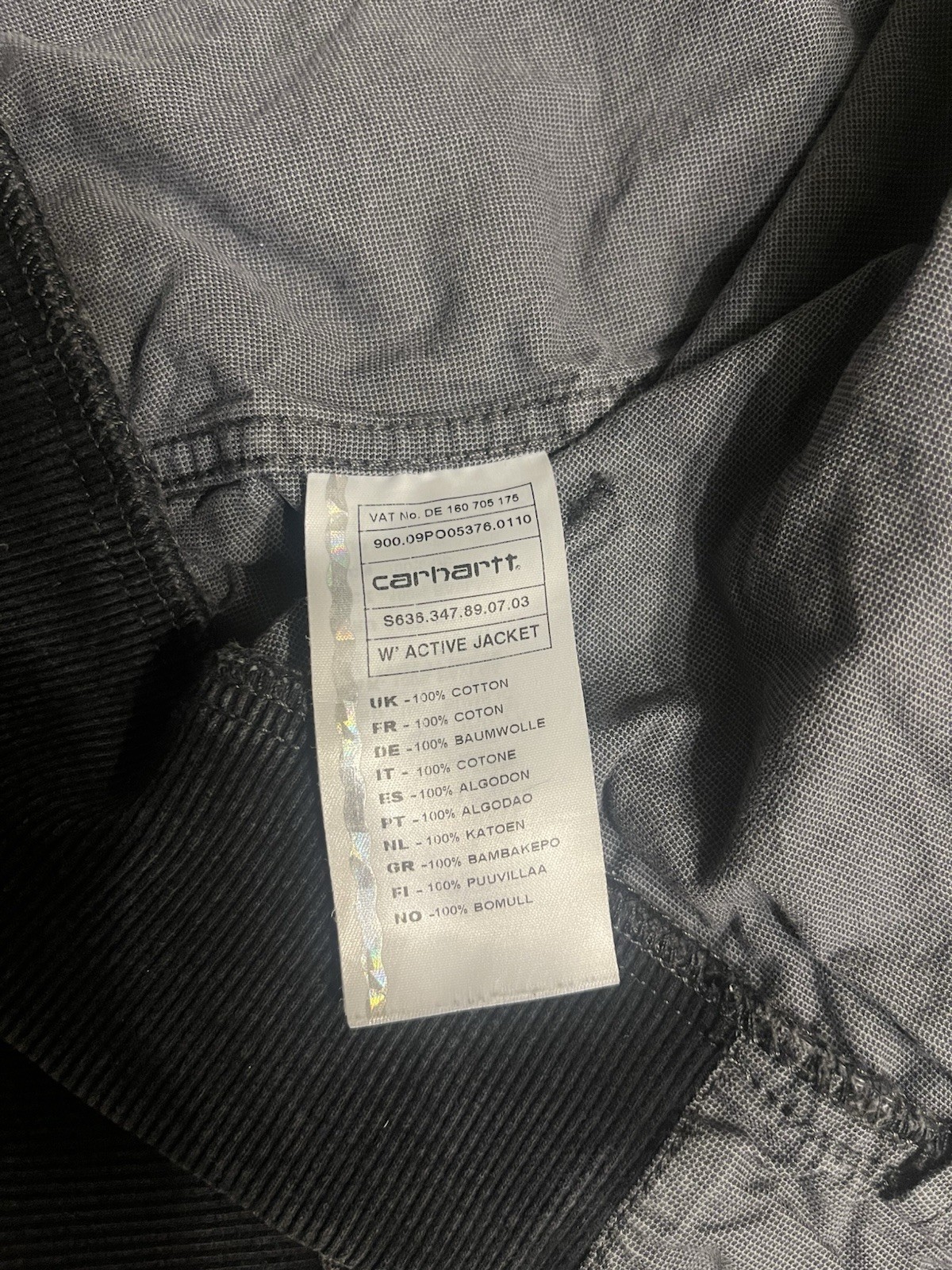 Carhartt Women’s Active Jacket Gray Basic - image 4