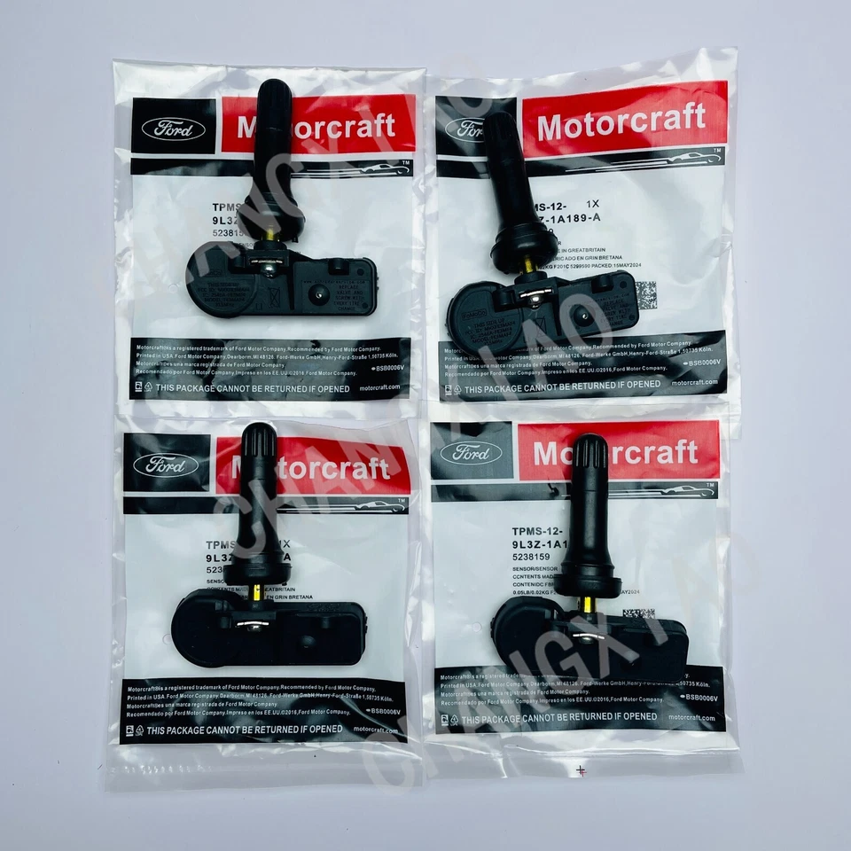 Set of 4PCS OEM TPMS-12 9L3Z-1A189-A Genuine TIRE PRESSURE MONITORING SENSOR Foto 4 de 4