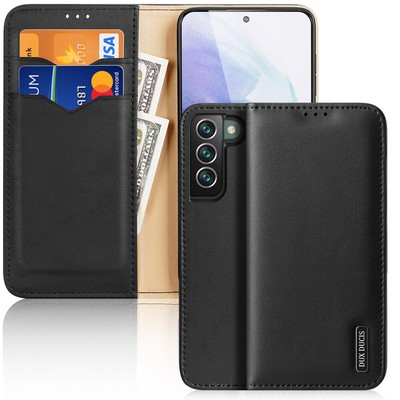 Leder Hülle für Samsung Galaxy S22+ S22 Plus mit Kartenfach Case Hülle Dux Ducis