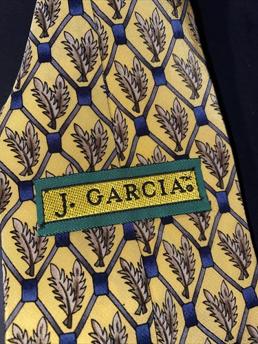 J. Garcia Landscape With An Eye Collection 10 Tie 100% Silk Made In USA EUC - Picture 5 of 5