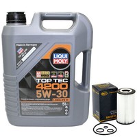 MotoröL Set 5W-30 5 Liter + ÖLfilter SH 425 L FüR Mercedes-Benz R Klasse