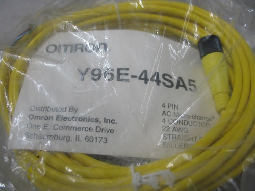Neu im Karton Omron Y96E-44SA5 MICRO-CHANGE COMMECTOR 4 PIN 5M PIGTAIL P9896 - Bild 2 von 2