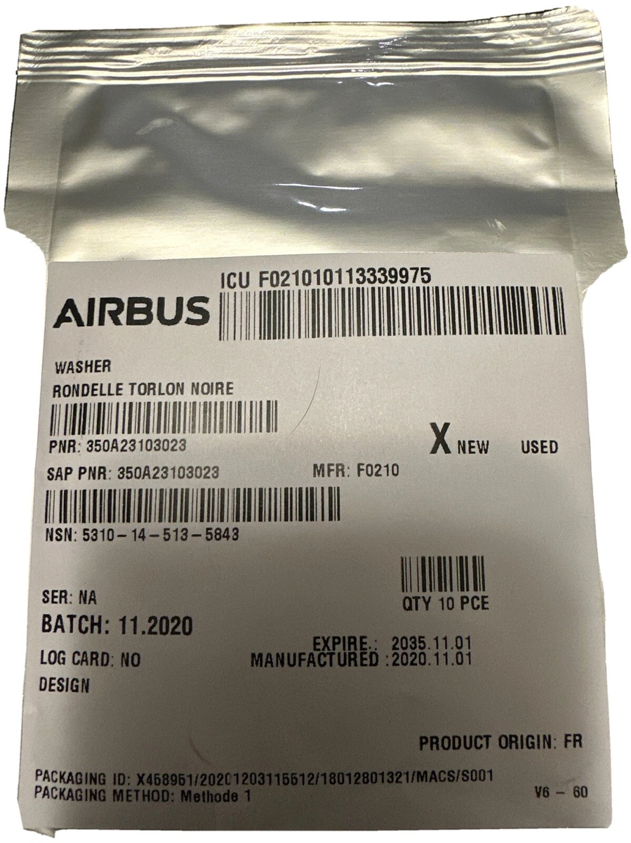 350A23-1030-23 Washer Airbus New | eBay