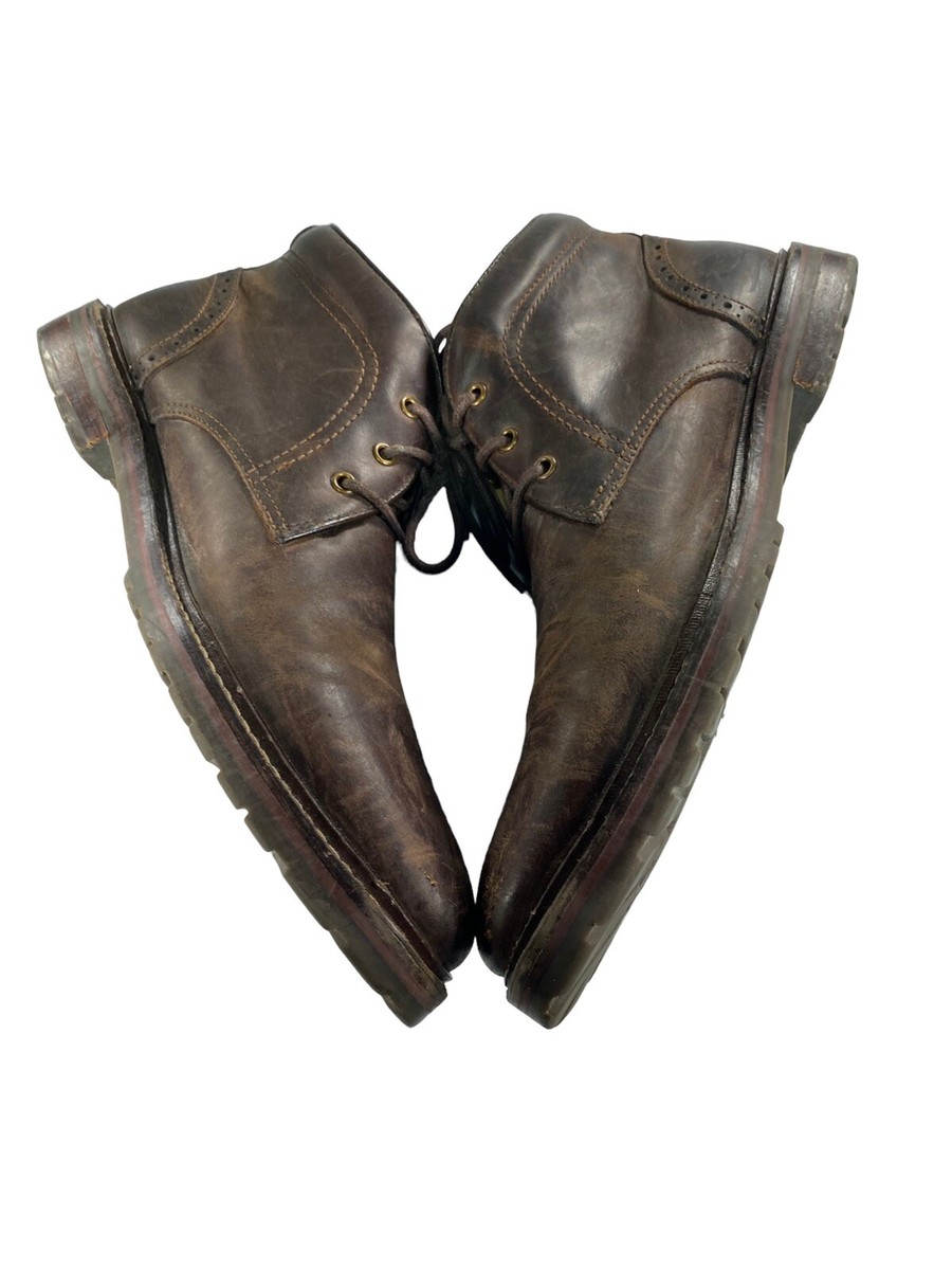 Florsheim Mens Size 9.5 M Brown Leather Ankle Tie Boots | eBay display picture 1