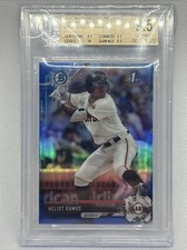 2017 Bowman Chrome Draft Heliot Ramos Blue Refractor /150 BGS 9.5 Gem Mint