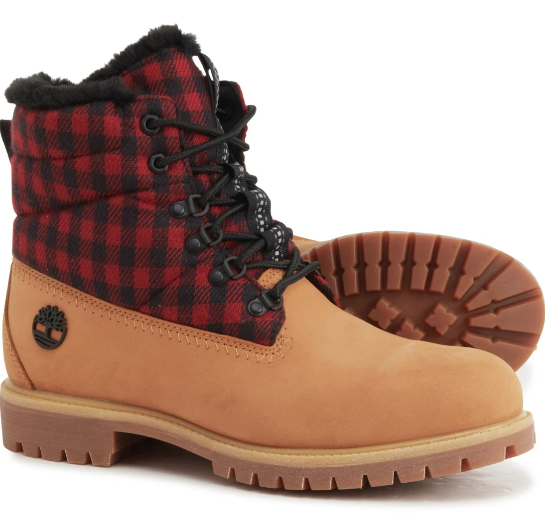 Plaid boots hotsell mens