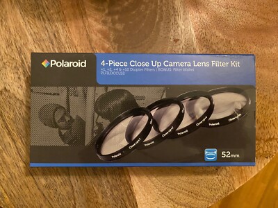 NEU OVP Polaroid 4piece Close up Camera Lens Filter Kit 52mm
