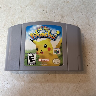 Hey You Pikachu (Nintendo 64 N64, 1997) Authentic Tested Cart