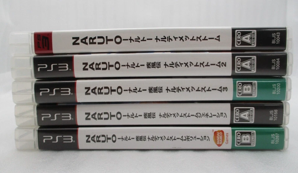PS3 NARUTO Narutimate Storm 1 2 3 Revolution & Generation 5pcs Japan PlayStation - Image 3 of 4