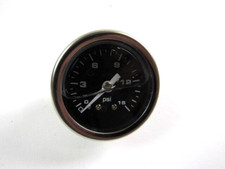 1-12 Liquid Filled Fuel Pressure Gauge 0-15psi Black Face F53588 1-12 Liquid Filled Fuel Pressure Gauge 0-15psi Black Face F53588