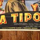 2 horizontal Mexican movie posters 1955: VAYA TIPOS..! & TRES BRIBONES 36” X 53” — photo 7