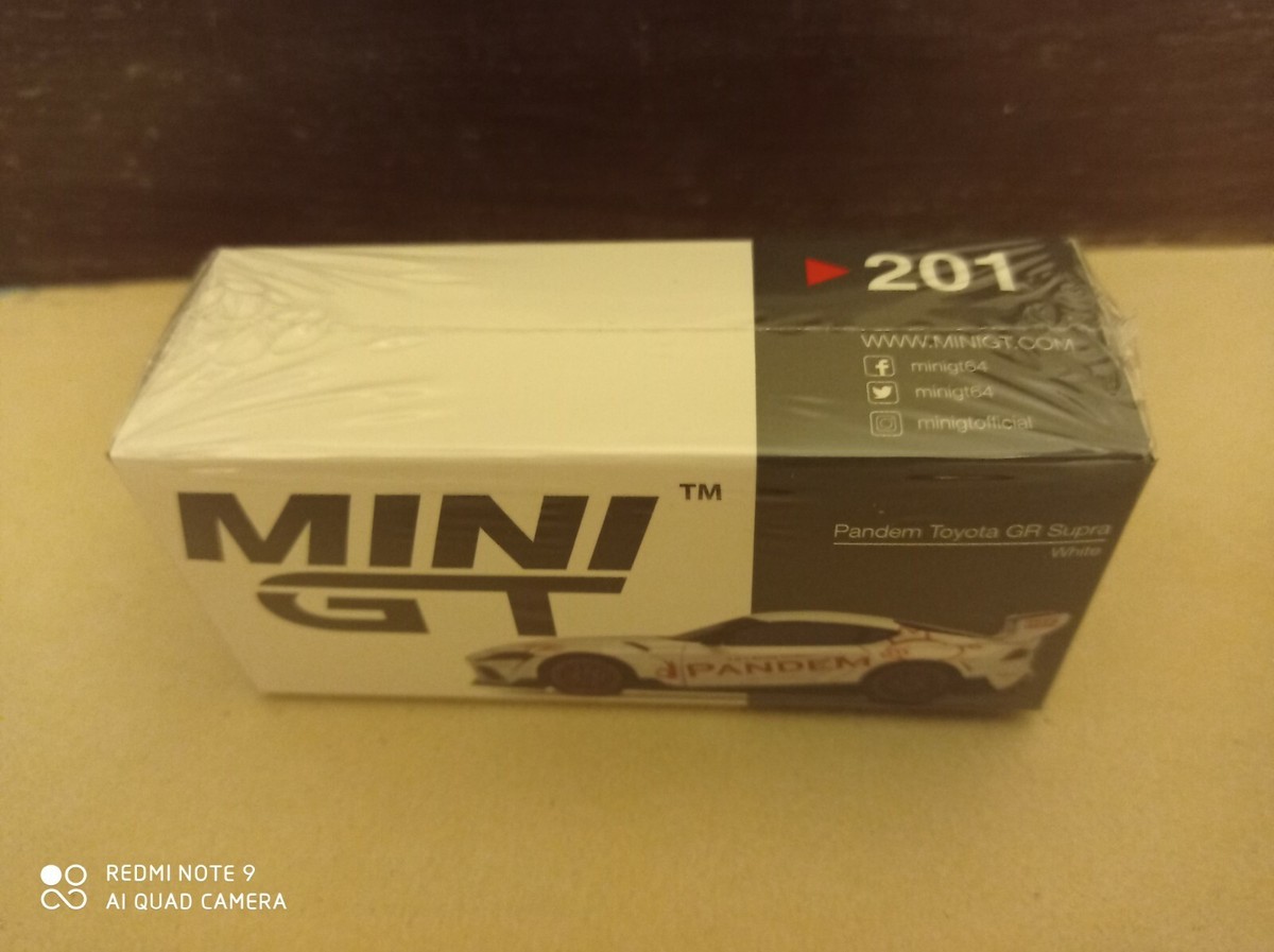 MINI GT 201 Pandem Toyota GR Supra V1.0 White RHD - Toyeast