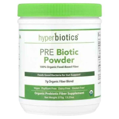 Hyperbiotics Prebiotic Organic Proprietary Blend 13 23 oz 375 g Dairy-Free,
