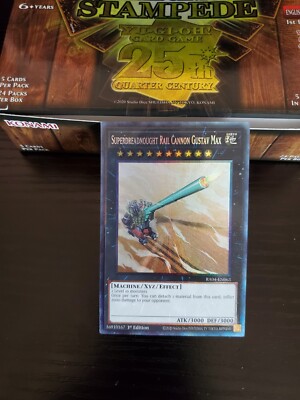 Yugioh - Superdreadnought Rail Cannon Gustav Max - PCR - RA04-EN063