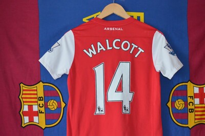 ARSENAL LONDON 2011 2012 WALCOTT 14 HOME FOOTBALL SHIRT SOCCER