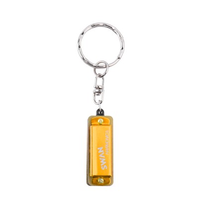 SWAN Keychain Harmonica 4 Holes 8 Tones  of C Small Harmonica Decoration P1F7