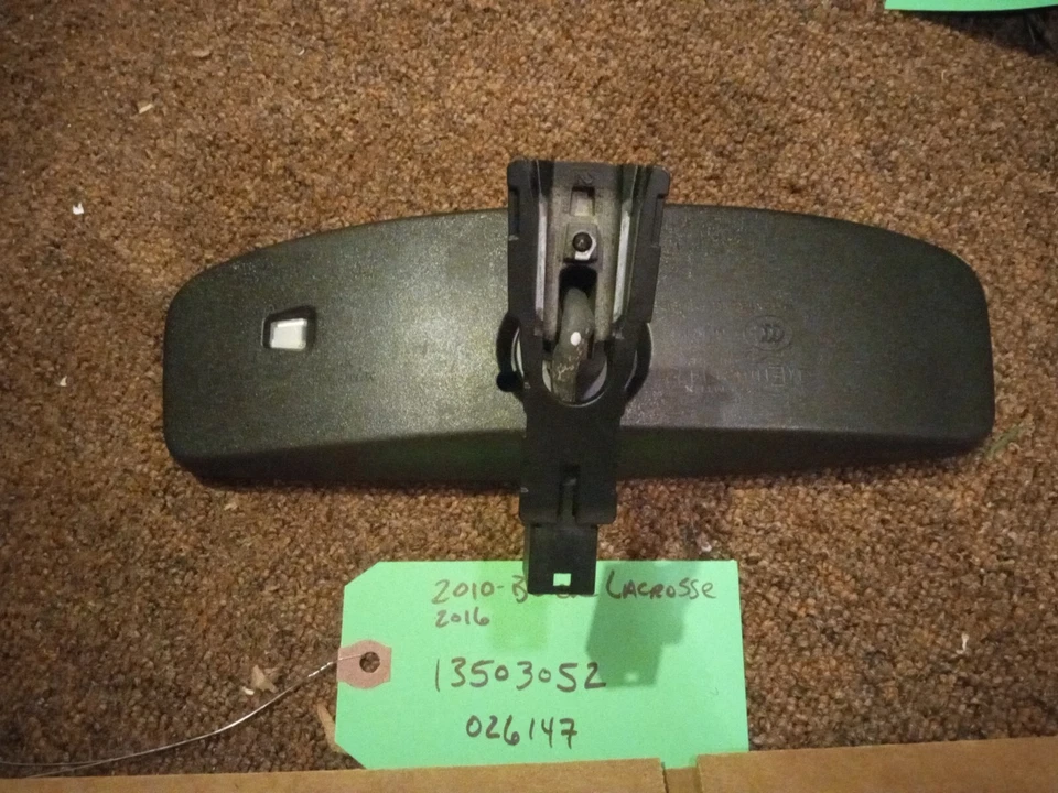 Espejo retrovisor Buick LaCrosse Allure con atenuación automática y Onstar OEM 13503052 Foto 4 de 4