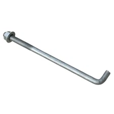 Sandbaggy 5/8" x 12" Threaded Concrete Anchor L-Bolts - Hot Dipped Galvanized