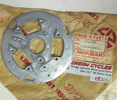 NOS GENUINE Kawasaki  21048-009 Magneto Base F8 F11 F81M F11M Bison 1971-75