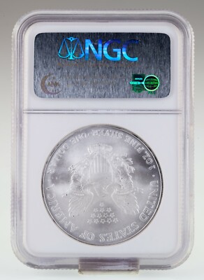 2006 $1 Silver American Eagle Graded by NGC as Gem Uncirculated