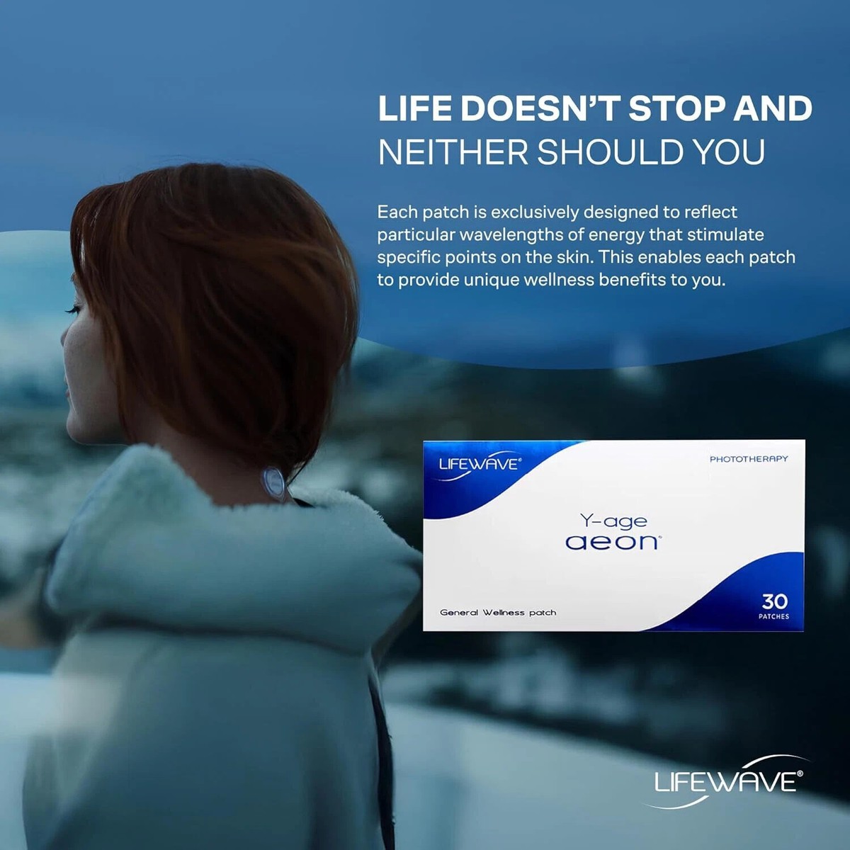 1-5X LifeWave AEON Phototherapy Patches,Y-Age 30 Patches