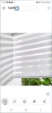 Persilux Zebra Blinds for Windows, Cordless Roller Shades Window (25" W x 72"