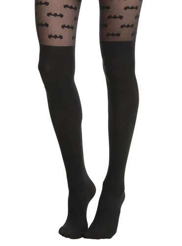 DC Comics Batman Black Tights Faux 