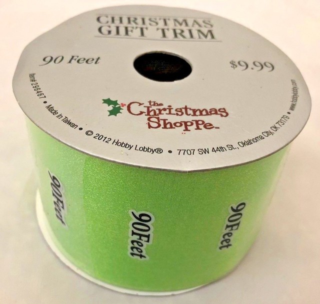 Green 2.5 Inches X 90 Feet Ribbon eBay