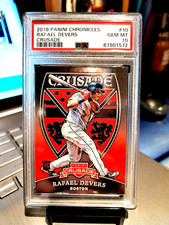 2018 RAFAEL DEVERS PANINI CHR. ROOKIE CRUSADE #10 GEM MT 10 