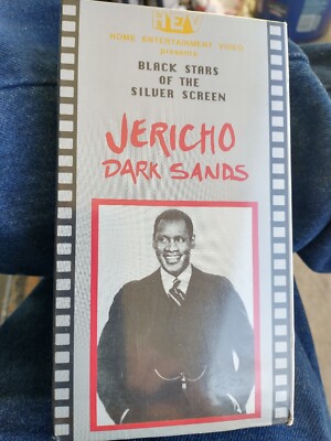 1987 JERICHO DARK SANDS Black Stars of The Silver Screen Robeson VHS New Sealed