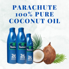 Free Shipping - Parachute Pure Coconut Hair Oil, 100ml x 2, 200ml x 2