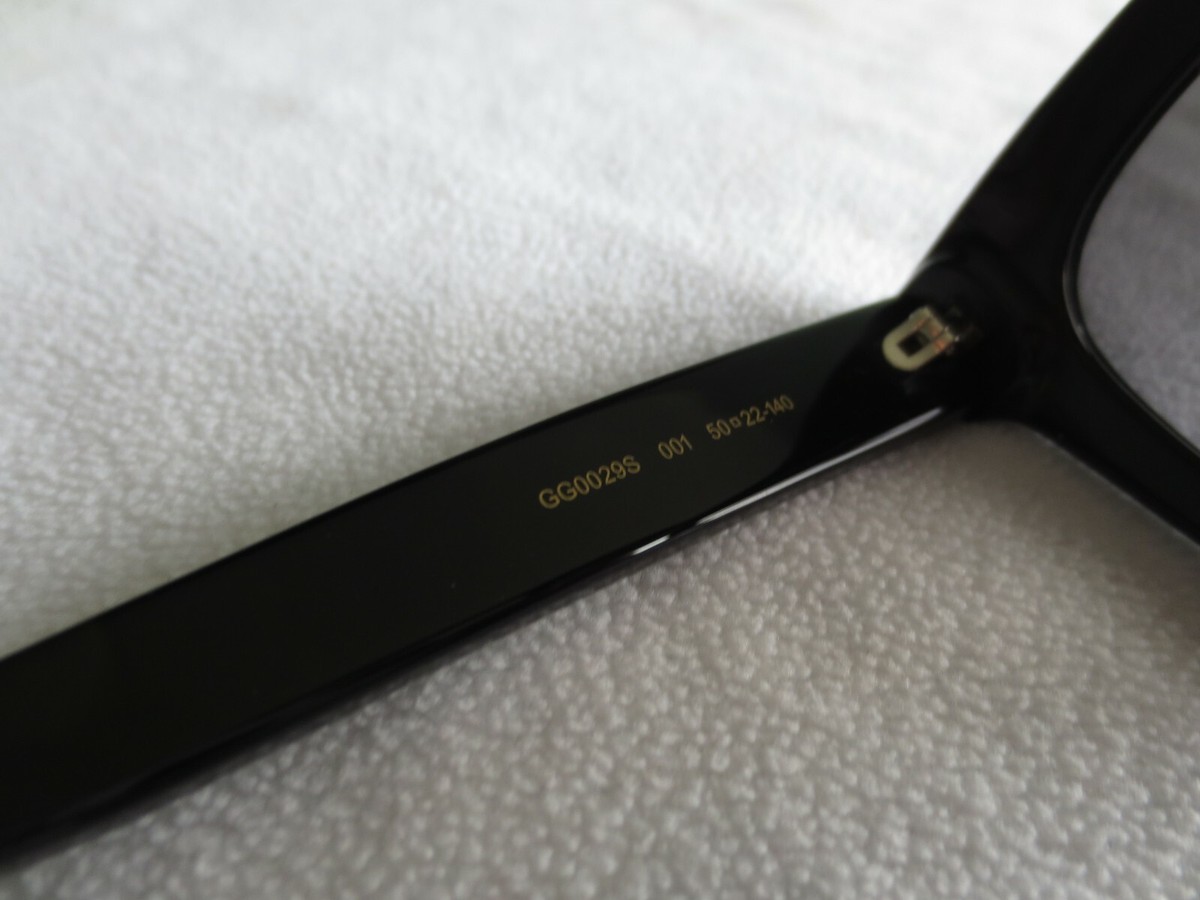 Gucci black frame sunglasses. GG0029S 001. With case. | eBay display picture 3