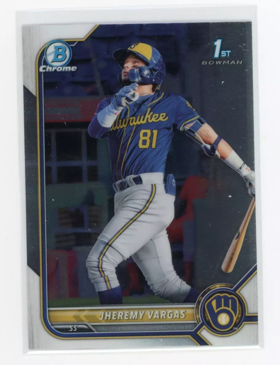 2022 Bowman Chrome Jheremy Vargas 1st Bowman Prospect #BCP-144