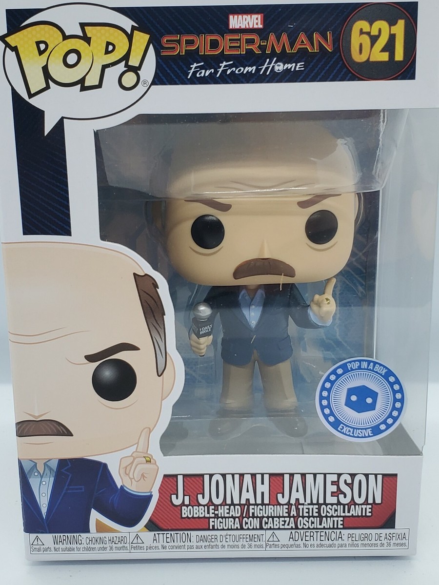 Funko Pop J. Jonah Jameson #621 Pop In A Box Exclusive Spider