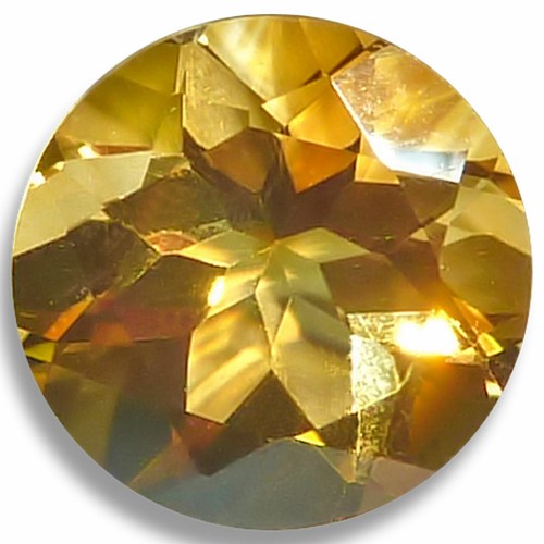 Natural Citrine Yellow Gold Orange Round (28 opt) Faceted Gems since 1989 USA - Picture 6 of 31