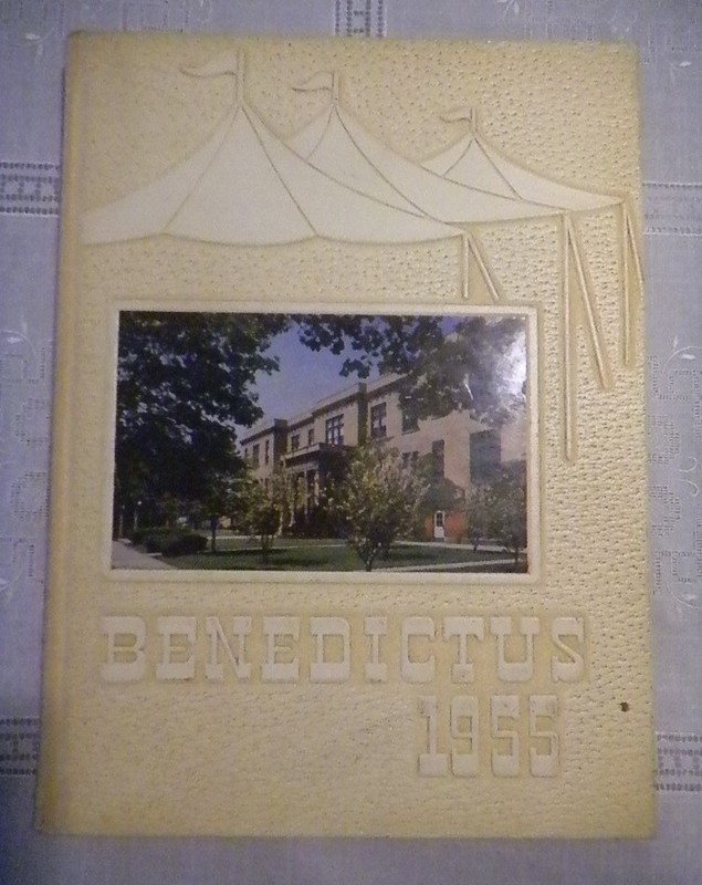 The Benedictus 1955 Yearbook Garfield High School, Terre Haute, Indiana
