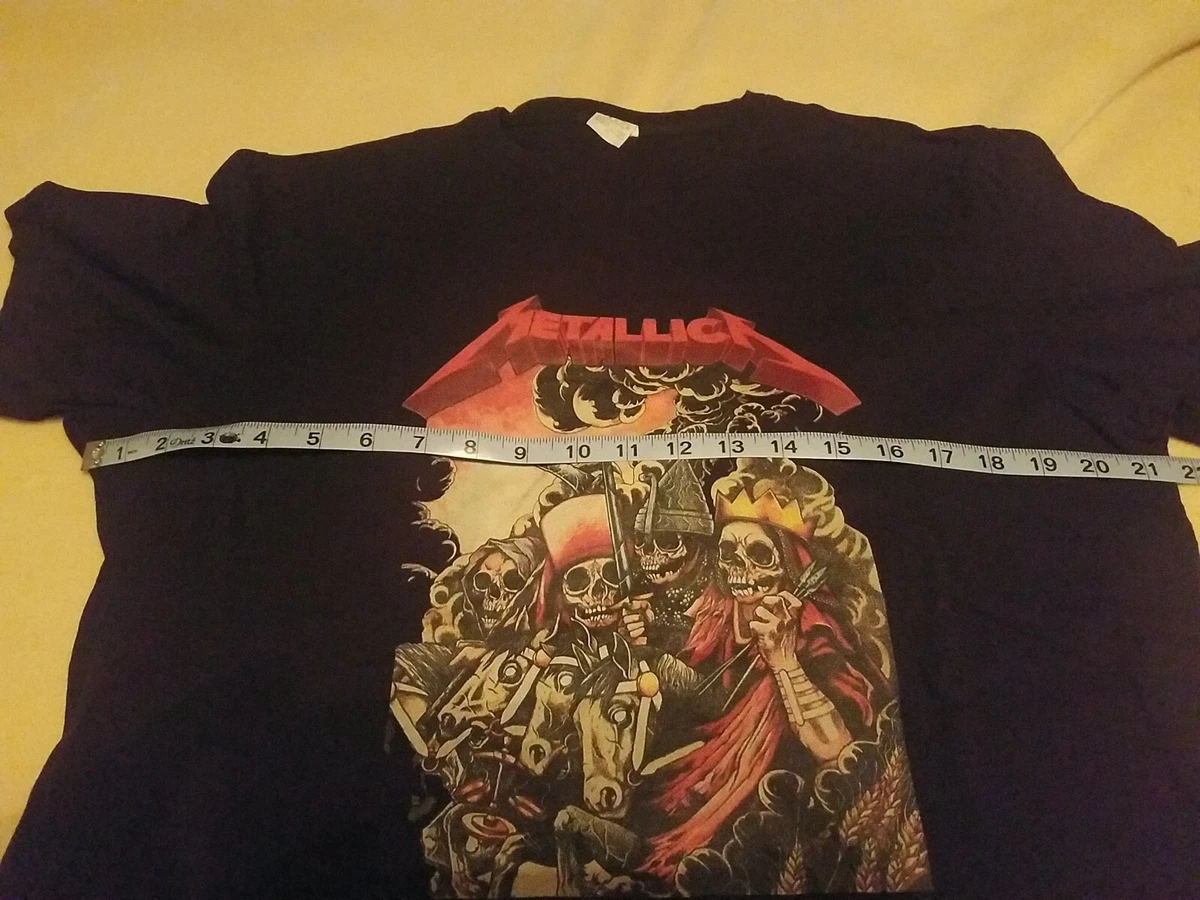 METALLICA T-Shirt Four Horsemen Kill Em All Authentic Rock Metal
