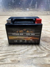 Weize YTX4L-BS High Performance-Rechargeable Motorcycle Battery 12v 3ah