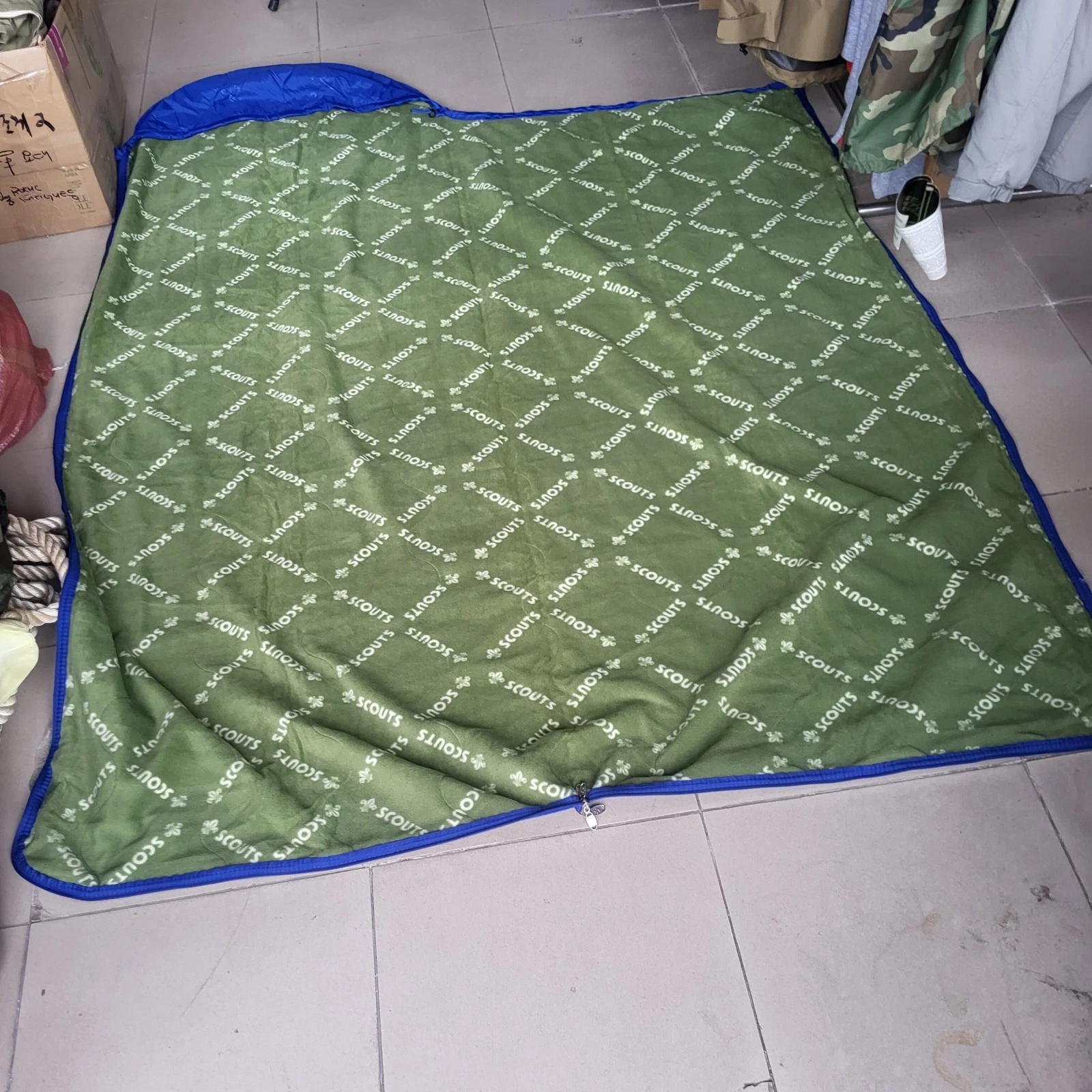 Vintage Retro Scout Sleeping Bag